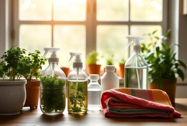 Pulizie di primavera eco - trucchi e prodotti naturali per una casa sana. Ricetta di detergenti fai-da-te e consigli per evitare sostanze dannose. 1