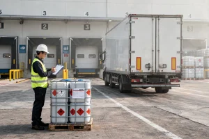 Lotto pronto, camion fermo: la consegna chimica parte dalla SDS 4
