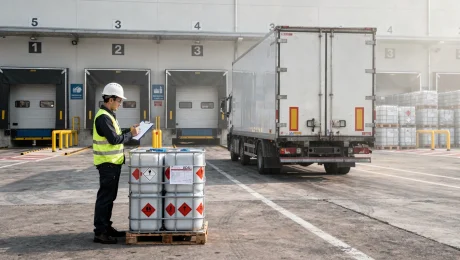 Lotto pronto, camion fermo: la consegna chimica parte dalla SDS